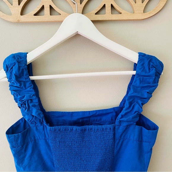 Free People Ashley Tank Mazarine Blue Sz Medium - Picture 5 of 8